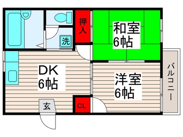 ﾒｰﾌﾟﾙﾊｲﾂの物件間取画像